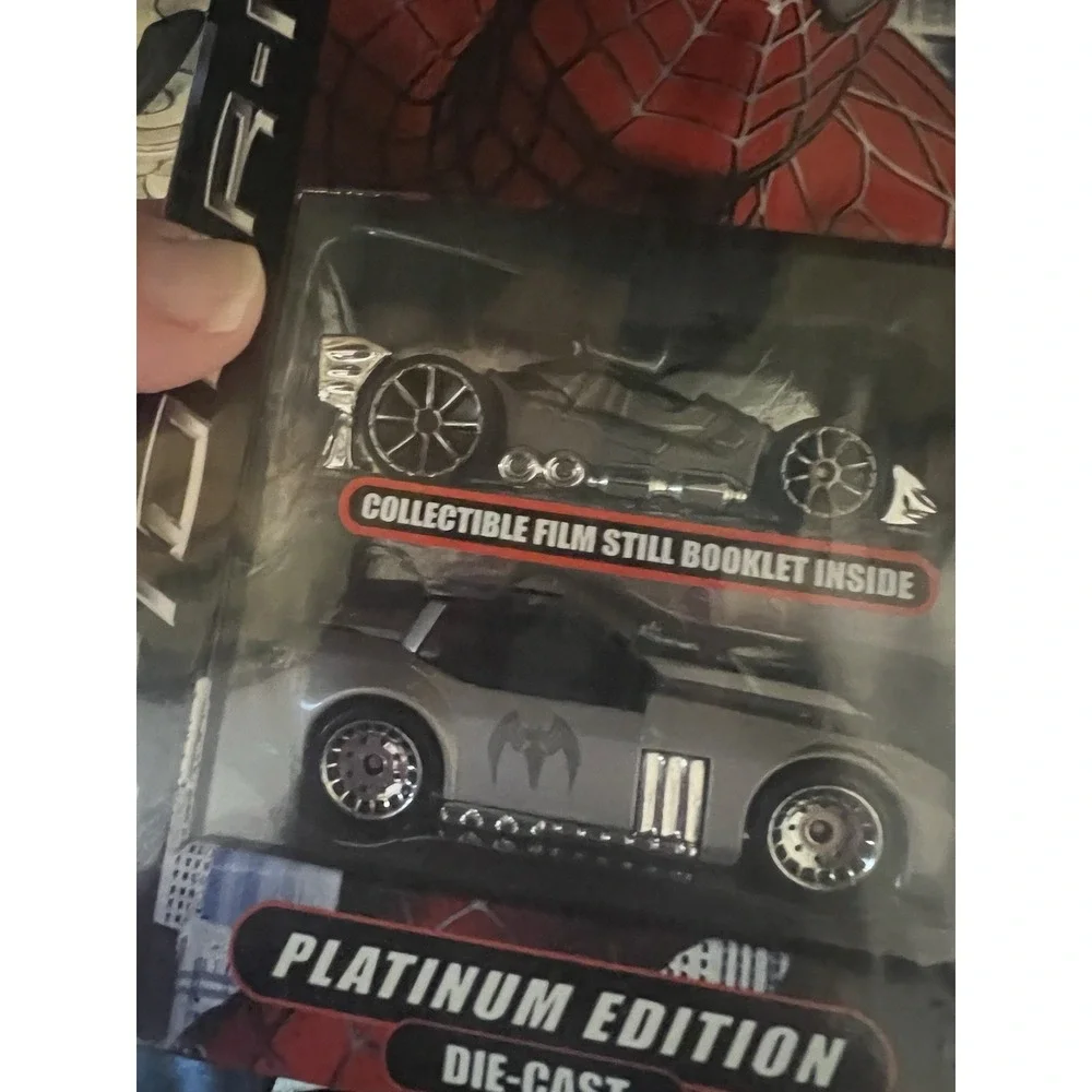 Spider-Man Platinum Edition Die-Cast Car Set 1:64 w Film‎ Still Booklet MGA